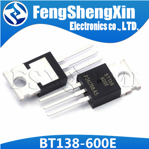 10pcs/lot BT138-600E TO-220 BT138-600 Triacs sensitive gate ► Photo 1/3