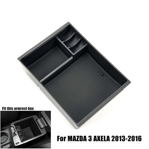 Car Styling Accessories Central Armrest box Storage Tray Glove Pallet For MAZDA 3 6 AXELA  ATENZA CX-5 CX5 CX-8 CX8 CX-9 CX9 ► Photo 1/6
