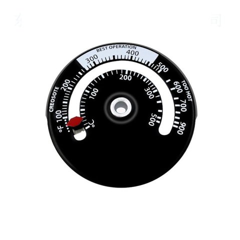 Magnetic Stove Flue Pipe Thermometer Stove Burn Indicator Heater Temperature Gauge Woodburner Stove Pipe Fan Thermometer ► Photo 1/1