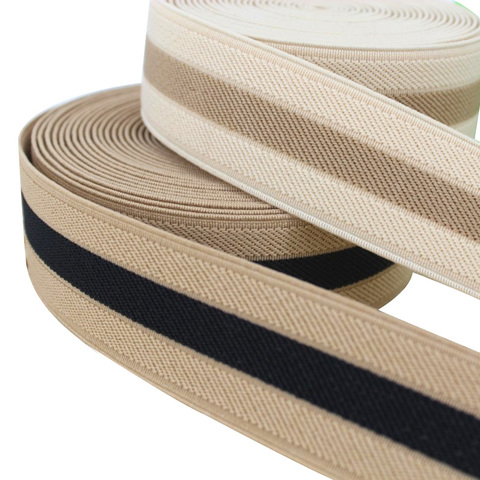 35mm Nylon Colorful Elastic Band Webbing Waistband Stretchy Tape 3.5cm Elastic Rubber Webbing DIY Sewing Clothing Accessories 1M ► Photo 1/6