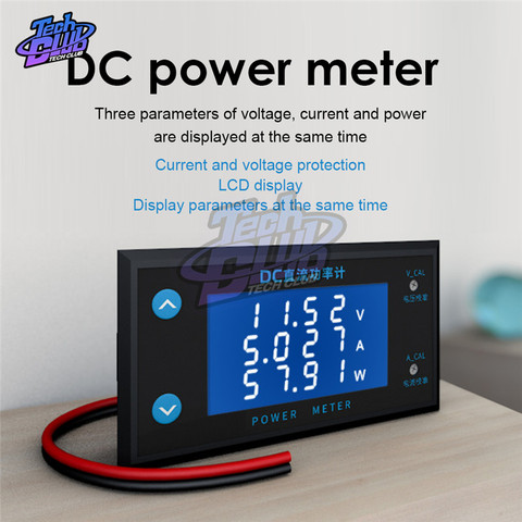 High-precision DC 0-200V 10A LCD 4/5 digit Voltmeter Ammeter Power Meter Voltage Current Measuring Instrument ► Photo 1/6