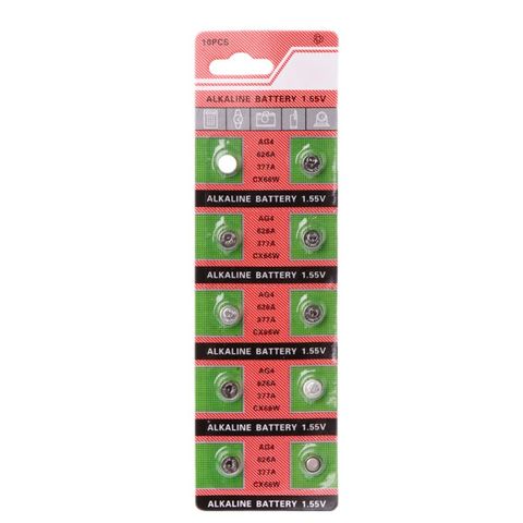 10PCS Watch Coin Battery 1.5V AG4 377A 377 LR626 SR626SW SR66 LR66 Button Cell Batteries Toys Remote Camera ► Photo 1/6