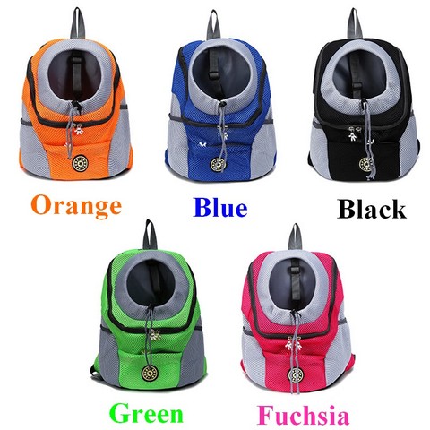 Pet Dog Carrier Cat Puppy Backpack Bag Portable Travel Front Mesh Outdoor Hiking Head Out Double Shoulder Sports Sling ► Photo 1/6