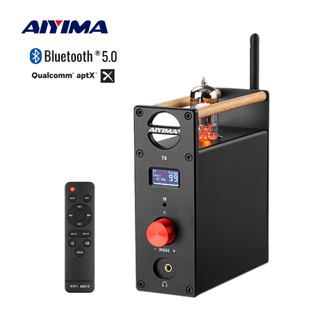 AIYIMA 6N3 Tube Preamplifier Bluetooth Pre Amplifier Bile Buffer Preamp USB DAC Headphone Amplifier Coaxial Optical Audio Decode ► Photo 1/6