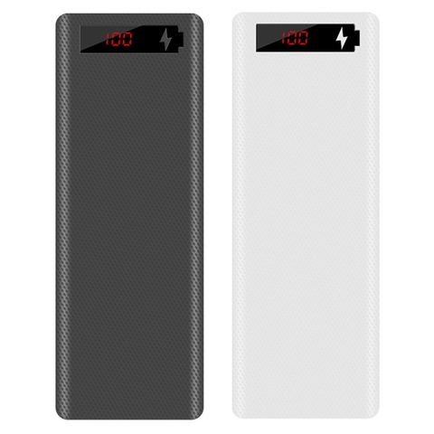 L10 LCD Display DIY 10x18650 Battery Case Power Bank Shell Portable External Box Without Battery Powerbank Protector ► Photo 1/6