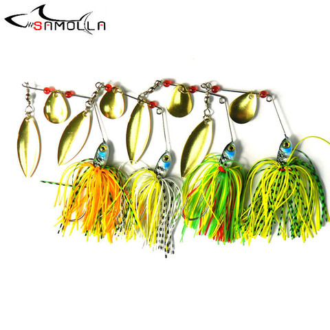 Spinner Bait Fishing Lures Weights 17g Spinnerbait Metal Isca Artificial Articulos De Pesca Fishing Bait Fishing Spinner ► Photo 1/6