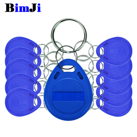 100pcs Rfid Read Only Tag 125Khz Proximity Blue Color RFID Card Keyfobs Key Fob Access Control Smart Card Free Shipping ► Photo 1/6