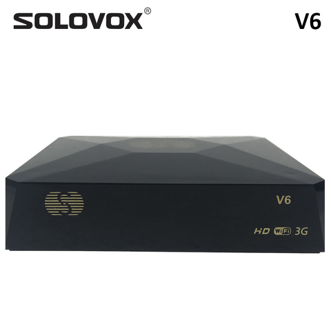 SOLOVOX V6 Mini HD DVB S2 Satellite TV Receiver Support M3U NOVA Xtream Decoder USB WiFi 3G PowerVU Biss Key S V6 STB ► Photo 1/6