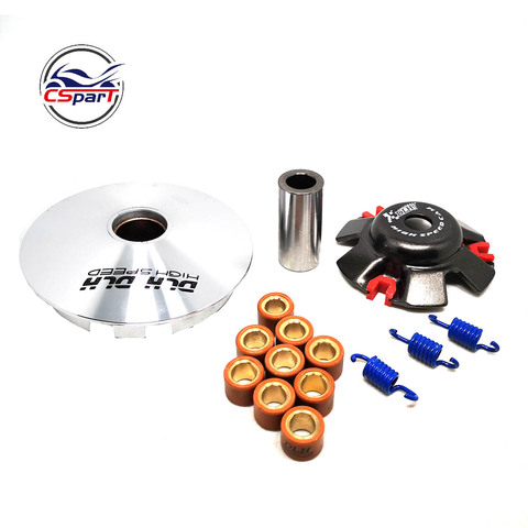 GY6 125cc 150cc High Performance Racing Variator Kit with Roller Weights Driving Pulley for 152QMI 157QMJ Scooter Moped ► Photo 1/5