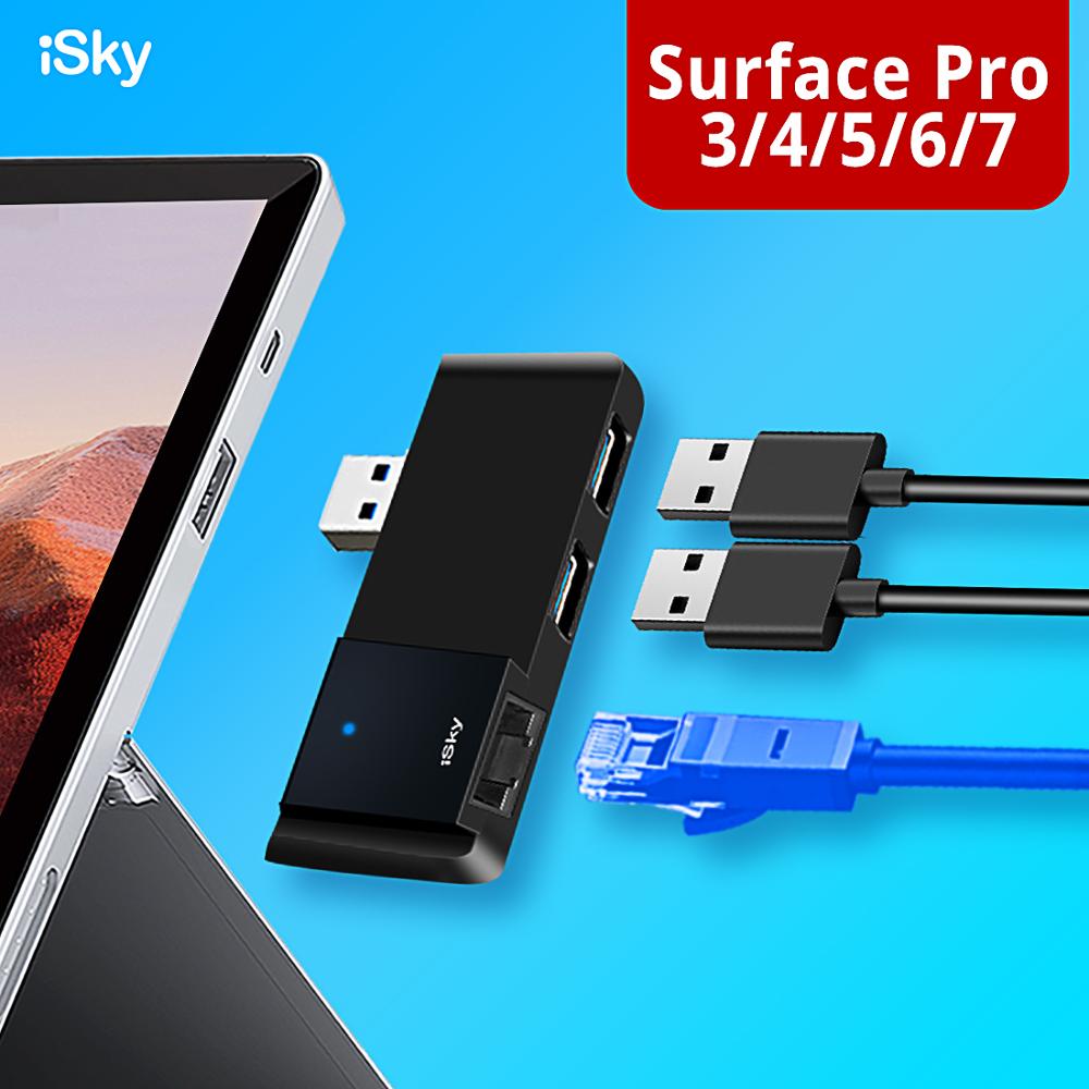 Buy Online Isky For Surface Usb Hub Docking Station For Pro3 Pro4 Pro5 Pro6 Pro7 Port Replicator Expand Lan Ethernet Surface Pro Alitools