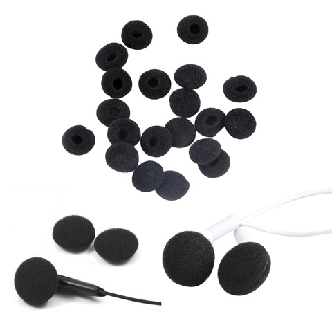 10 Pairs 20 Pcs 15 mm Soft Foam Earbud Headphone Ear pads Replacement Sponge Covers Tips High Quality For Wholesale Dropshipping ► Photo 1/6