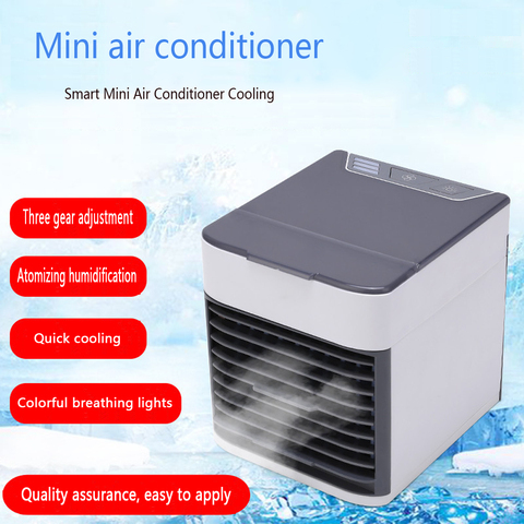 2022 New Air Conditioner Portable Home Mini Air Cooler 7 Color LED USB Personal Space office Cooler Fan Air Cooling Portabl Fan ► Photo 1/6