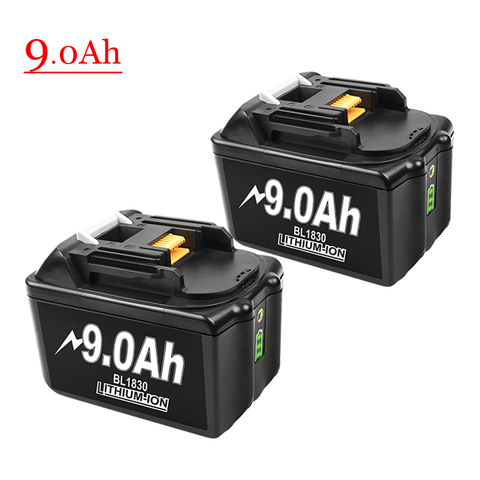 BL1830 18V 9.0Ah Li-ion Battery For Makita BL1815 BL1835 BL1840 BL1850 BL1860 LXT400 194204-5 194205-3 Cordless Power Tools ► Photo 1/6