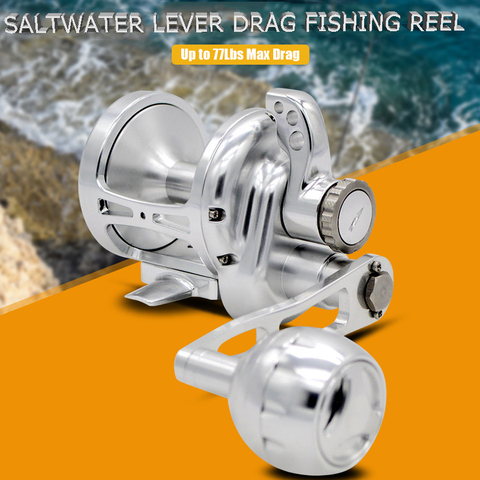 Full Metal Trolling Fishing Reels Right Hand Drum Wheel Boat Sea