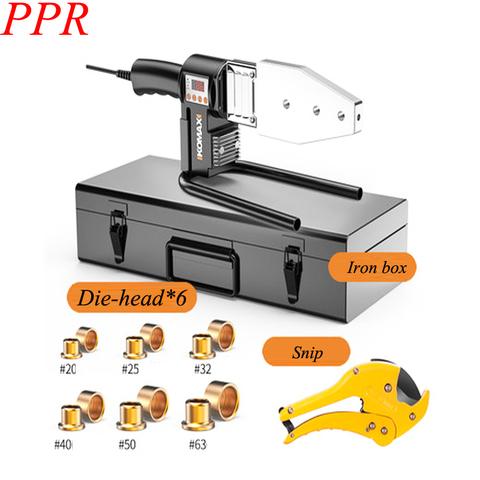 220V Electric Pipe Welding Machine 800W Automatic 20/25/32mm Tube Welder PPR PE PB PVC Tube Pipe Welding Tool Kit Type 63 ► Photo 1/6