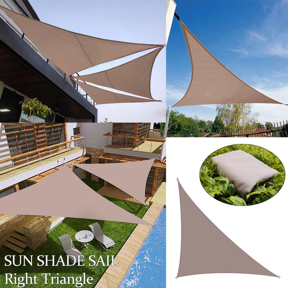 300D Sun Shade Sail UV Block Canopy Outdoor Patio Top Cover Rectangle Garden 