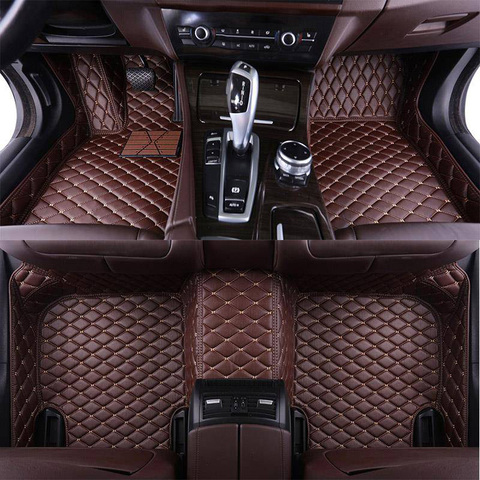 Leather Custom car floor mats for suzuki vitara 2022 waterproof car styling car carpet car mats accessory tapis voiture tapetes ► Photo 1/6