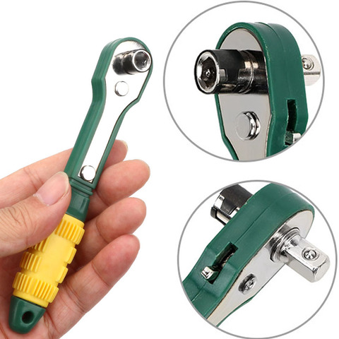 Mini 1/4 Screwdriver Rod Adjustable Fast Ratchet Wrench Quick Socket Wrench Tools ► Photo 1/6