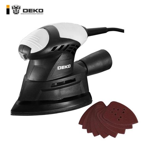 DEKO 2022 NEW Mouse Sander  Dust exhaust Mouse Sander  Easy to Use with 9 Sheets of sandpaper ► Photo 1/6