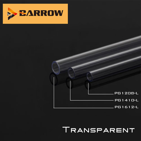 Barrow PETG Hard TubeTransparent/ Blue /Green/12x8/14x10/12x16mm water cooling tube High Quality PETG Light Transmission ► Photo 1/4