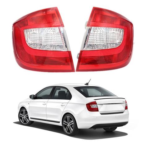 For Skoda Rapid  2013 2014 2015 2016 2017 2022 Car-styling Tail Lamp Rear Light Without Wire Board and Bulbs ► Photo 1/6