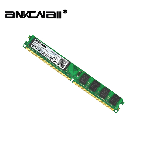 ANKOWALL DDR2 2GB 4GB Ram 667 800MHz PC2-6400 desktop DIMM memory 240 pins for high compatibility with AMD and Intel ► Photo 1/6