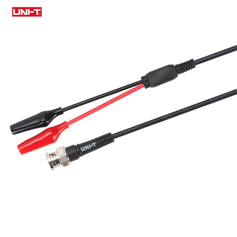 UNI-T 1meter UT-L02 BNC Alligator Clip Test Leads Line CATII 600V 2A BNC Connector For Instrument Inputs Oscilloscope Cable ► Photo 1/2