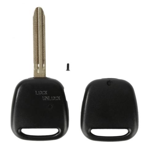 1 Button Remote Car Key Shell Uncut TOY 43 Case Replacement Fob Side for TOYOTA Carina Estima Harrier Corolla Previa ► Photo 1/6