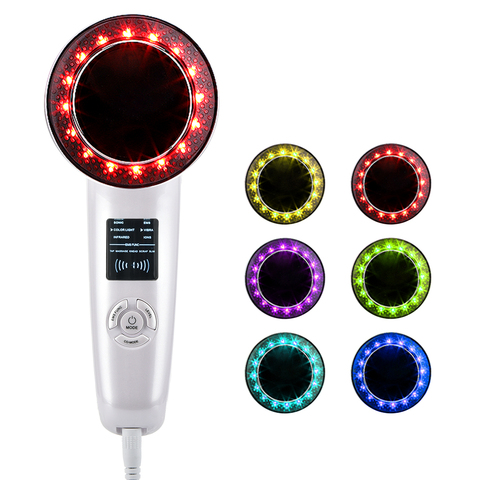 6 in 1 Ultrasound Body Slimming Wand Fat Burner Anti Cellulite Massager Scraping Face Lifting Relaxation Massage Dropship ► Photo 1/6