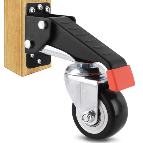 Newest 1/2/4 Pcs Set Heavy Duty 660 LBS Workbench Casters Kit Retractable Caster Wheels For Workbenches Machinery & Tables ► Photo 1/6