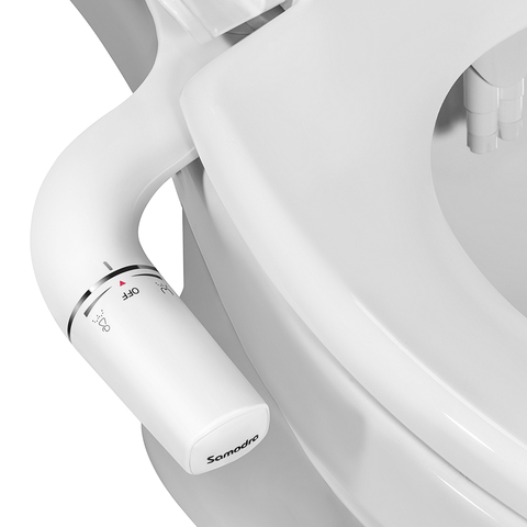 SAMODRA Bidet Attachment Ultra-Slim Toilet Seat Attachment Dual Nozzle Bidet Adjustable Water Pressure Non-Electric Ass Sprayer ► Photo 1/6