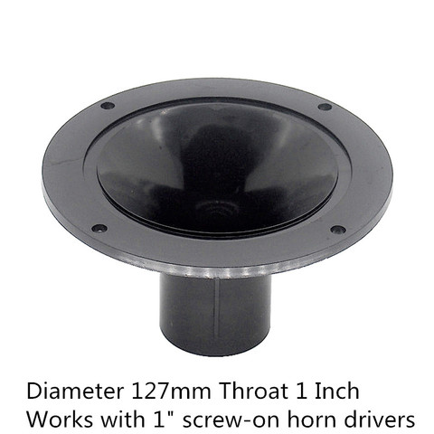 Finlemho Tweeter Speaker Accessories Treble Horn 1 Inch 127mm For HiFi Home Theater Karaoke Professional Audio Mixer R127 DJ ► Photo 1/5