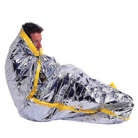 Sliver 160x210cm Rescue Emergent Blanket Survive Thermal First Aid Kit Treatment Warm Heat Dry Keep Foil Blanket Outdoor Tool ► Photo 1/6