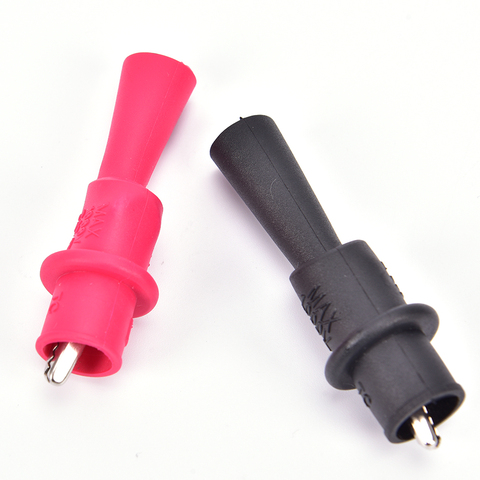 2Pcs/lot Alligator Crocodile Test Clip Clamp For Fluke Multimeter Tester Probe ► Photo 1/6