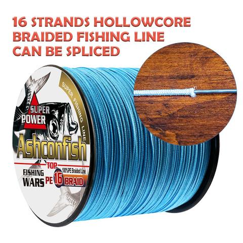 hollowcore braided line fishing 1000M saltwater 20-500LB super japan multifilament pe fishing cord heavy strength 0.16mm-2.0mm ► Photo 1/5