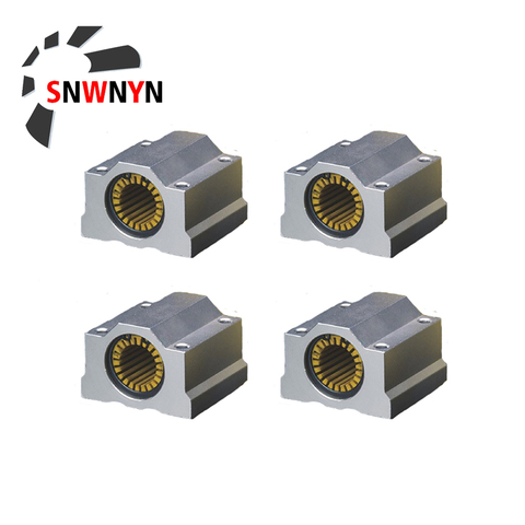 4PCS Linear Bearing SC8-S SC8L-S SC10-S SC10L-S SC12-S SC16-S SC20-S SC25-S SC30-S Optical Axis Slide Block Motion Bushing ► Photo 1/6