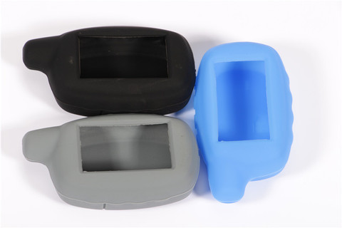 Silicone Case for CENMAX ST-7A Russian LCD remote control for CENMAX ST 7A LCD keychain car remote 2-way car alarm system ► Photo 1/5