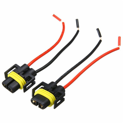 2Pcs H8 H9 H11 Wiring Harness Socket Car Wire Connector Cable Plug Adapter for Foglight Head Light Lamp Bulb Light ► Photo 1/6