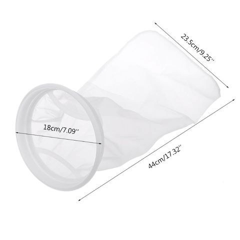 Nylon Mesh Filter Sock Bag Aquarium Marine Sump Fish Tank 200 Micron Replacement Bag ► Photo 1/5