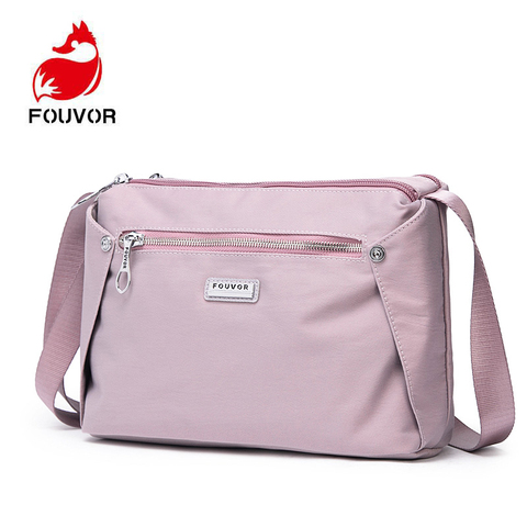 Fouvor New Black Small Women Messenger Bag Women's Bag 2022 Ladies Bolsa Feminina Crossbody Bag Casual Female Handbag Purses ► Photo 1/6