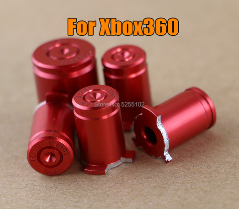 1set For Xbox 360 Controller Buttons Aluminium Alloy Metal material 9mm ABXY Bullet buttons kit replacement for Xbox360 ► Photo 1/6