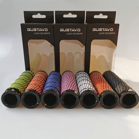 High quality Silicone Bicycle Grips Anti-slip Cycling Grips MTB Road Mountain Bike Handlebar Grips Handle Bar Grip ► Photo 1/6