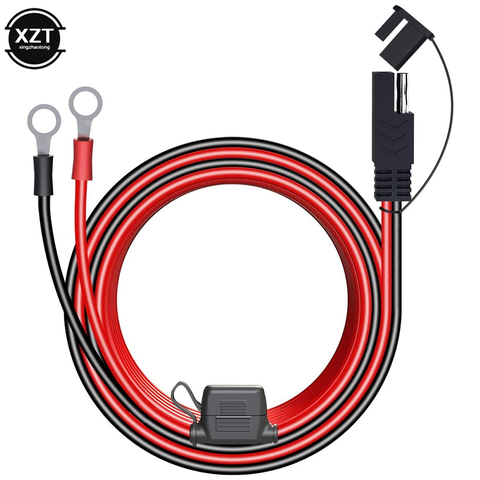 16AWG 4FT 6FT 10FT 12V Ring Terminal SAE to O Ring Connecters Extension Cord Cable Connector for Battery Charger/Maintainer ► Photo 1/6