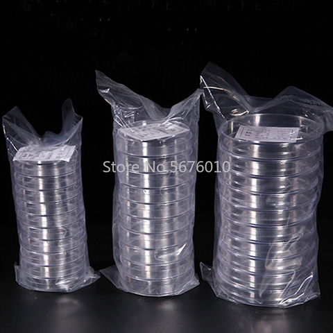 10pieces/pack Lab 35mm 60mm 90mm 100mm 120mm 150mm Disposable Plastic Petri Dish Laboratory Equipment Culture Dish ► Photo 1/1