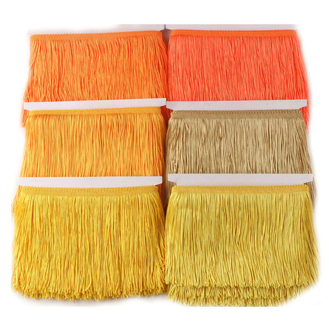 10Yards/lot Satin Tassel Lace for Latin Dance Dress Fashion Fringe for Sewing Curtain ► Photo 1/6