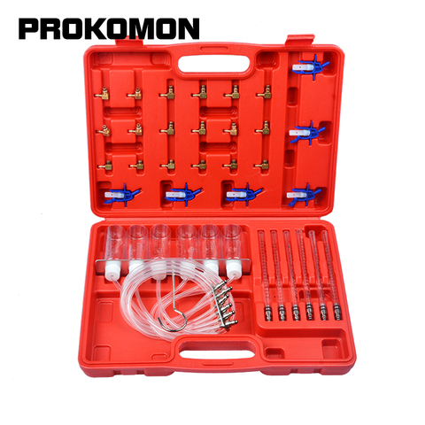 New Diesel Injector Flow Meter Test Kit Common Rail Adaptor Fuel Tester Set ► Photo 1/5