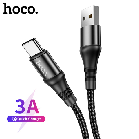 Hoco USB Type C Cable For Huawei Mate 40 P30 P20 Pro Lite Xiaomi Fast Charging Wire Cord USB-C Charger Mobile Phone USBC Type-C ► Photo 1/1