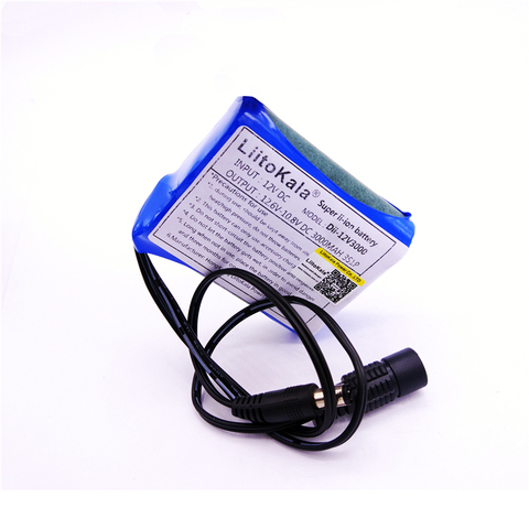 12V 2200mah 3000mAh 6800mah 9800mah 10ah 18650 Li-lon DC 12V Super Rechargeable Battery Pack ► Photo 1/6