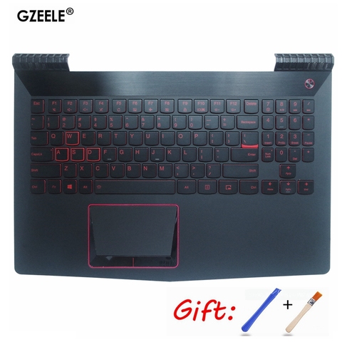 Laptop US Backlit keyboard case For lenovo Legion Y520 Y520-15 Y520-15IKB Palmrest keyboard with backlit RED ► Photo 1/4