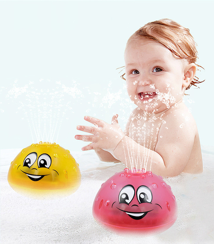 Bath Toys Spray Water Light Rotate with Shower Pool Kids Toys for Children Toddler Swimming Party Bathroom LED Light Toys ► Photo 1/6